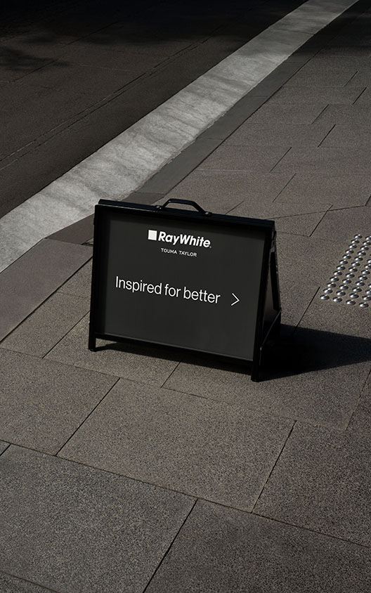 Ray White Touma Taylor A frame design by LBD Studios