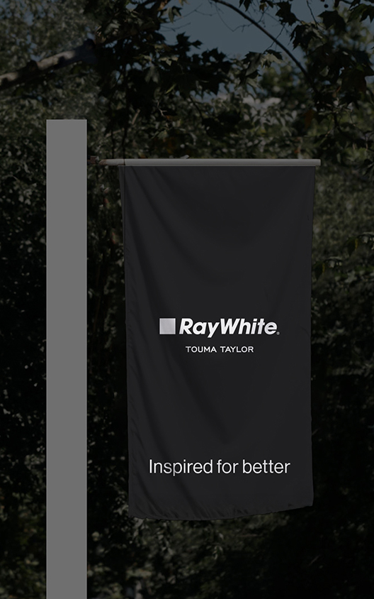 Ray White Touma Taylor flag design by LBD Studios