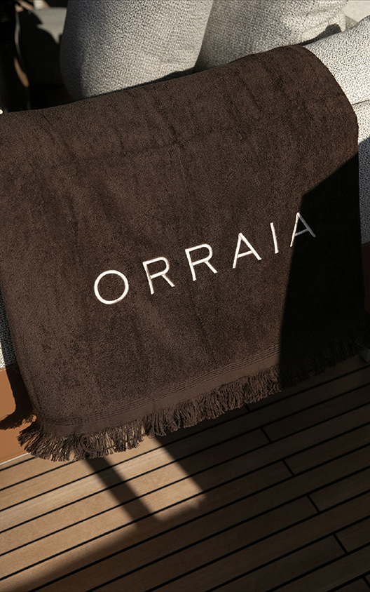 ORRAIA luxury superyacht branding by LBD STUDIOS.